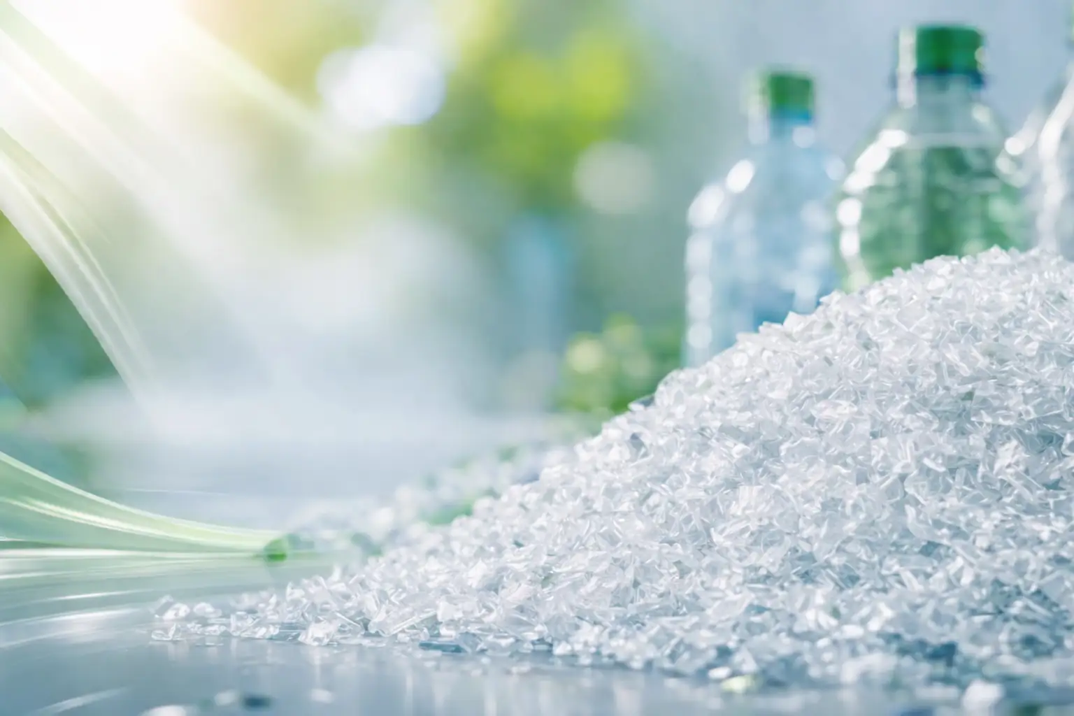 PET Flake geri dönüşüm hammaddesi