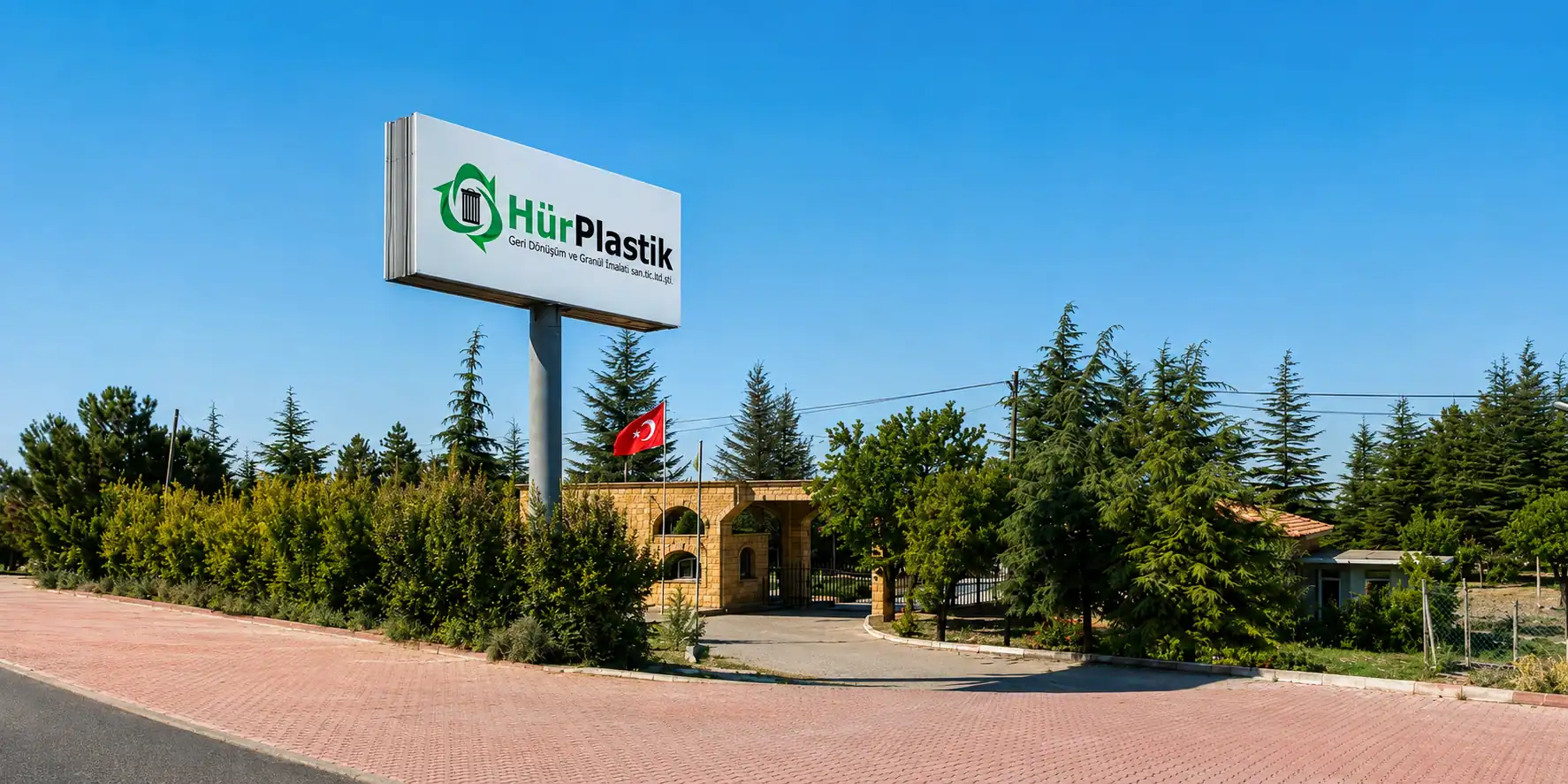 Hür Plastik üretim alanı